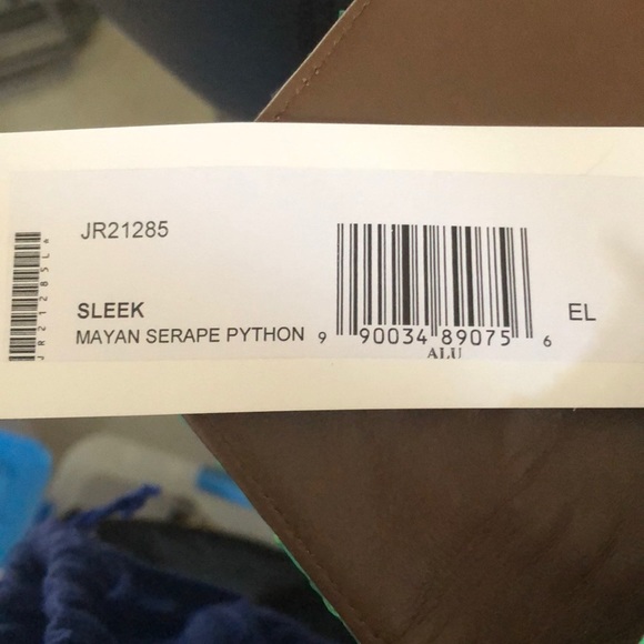 Stuart Weitzman Mayan Serape Python Clutch - Picture 5 of 5